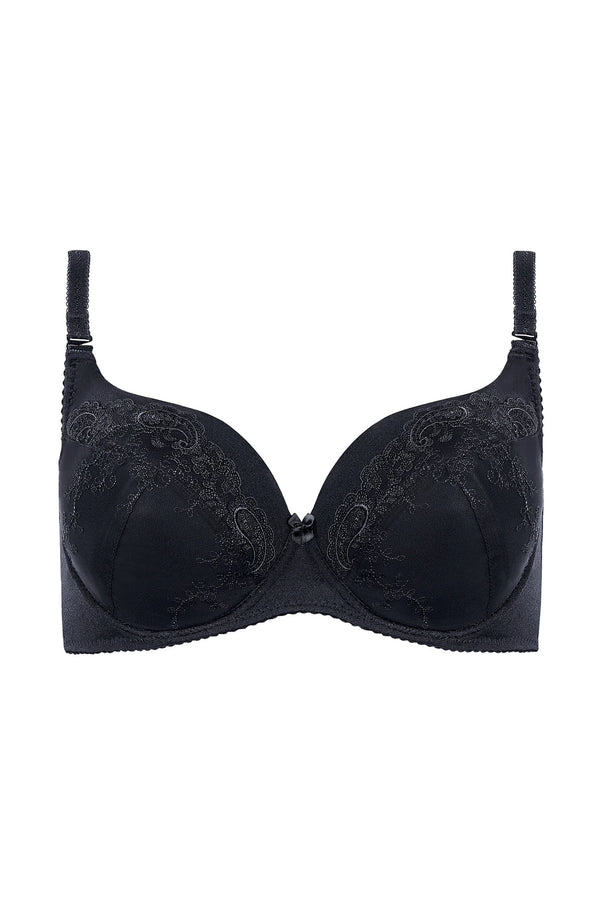 GORTEKS-IMP Yvette embroidered padded bra black