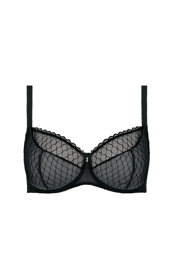 GORTEKS-IMP Adele soft embroidered bra black