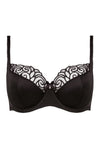 GORTEKS-IMP Onyx soft embroidered bra black