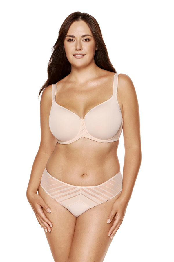 GORTEKS-IMP Luna smooth padded bra beige