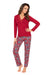 Rita bordowa - piżama damska
