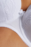 GORTEKS-IMP Yvette embroidered padded bra white