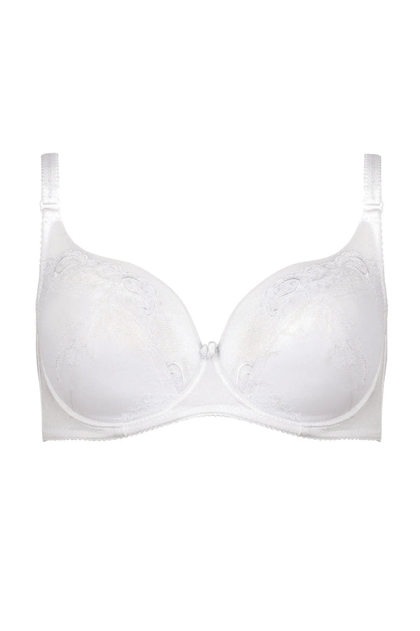 GORTEKS-IMP Yvette embroidered padded bra white