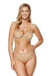 GORTEKS-IMP Yvette embroidered padded bra beige