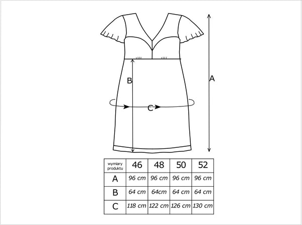 Cămașă de noapte damă, viscoză, dantelă, Ivana Plus Size