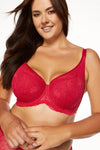 GORTEKS-IMP Rouge lace padded bra red