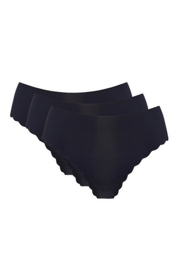 GORTEKS-IMP Lucky seamless panties with decorative edge 3-pack