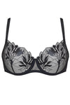 GORTEKS-IMP Coco embroidered soft bra black