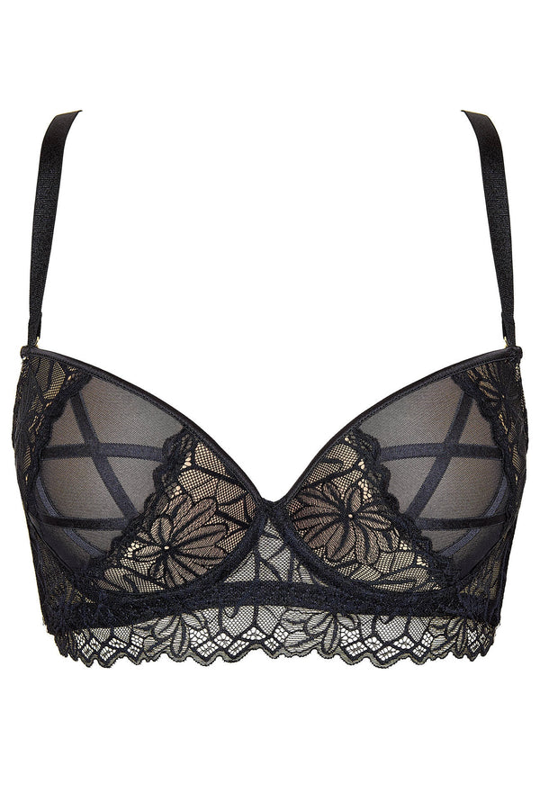 GORTEKS-IMP Chica push-up bra with decorative lace