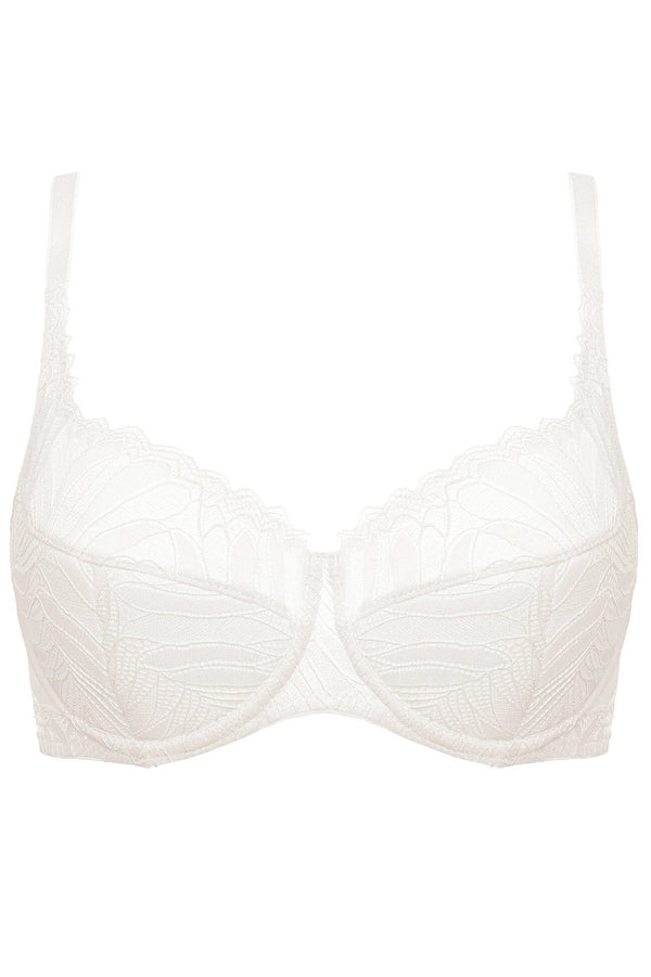 GORTEKS-IMP Eclipse lace half padded bra cream