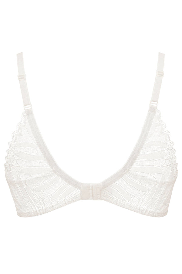 GORTEKS-IMP Eclipse lace half padded bra cream