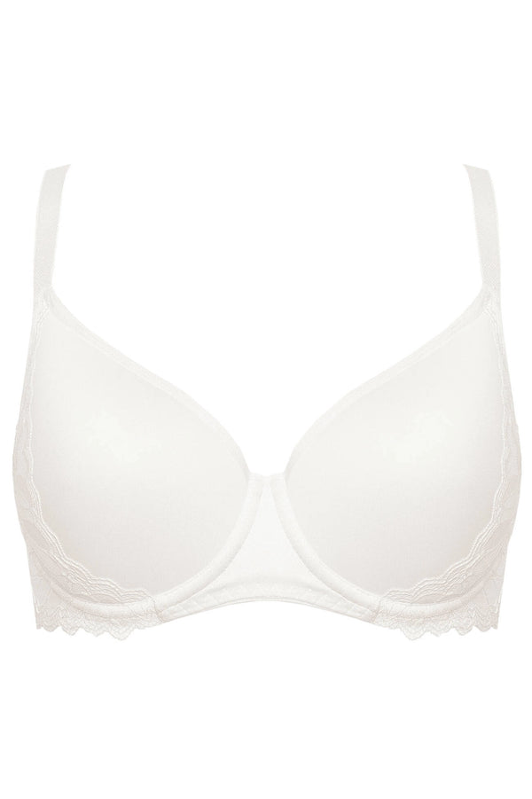 GORTEKS-IMP Eclipse smooth padded bra with lace cream