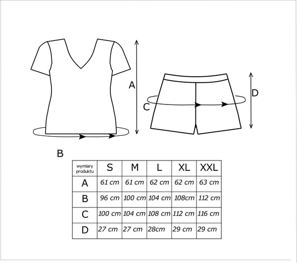 Pijama damă din viscoză cu dantelă și pantaloni scurți, olive – SIMPLY ½