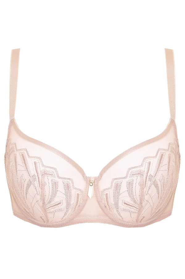 GORTEKS-IMP Angel embroidered soft bra beige