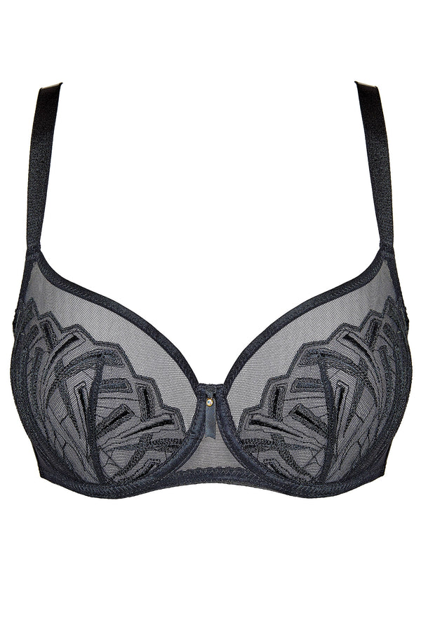 GORTEKS-IMP Angel embroidered soft bra black