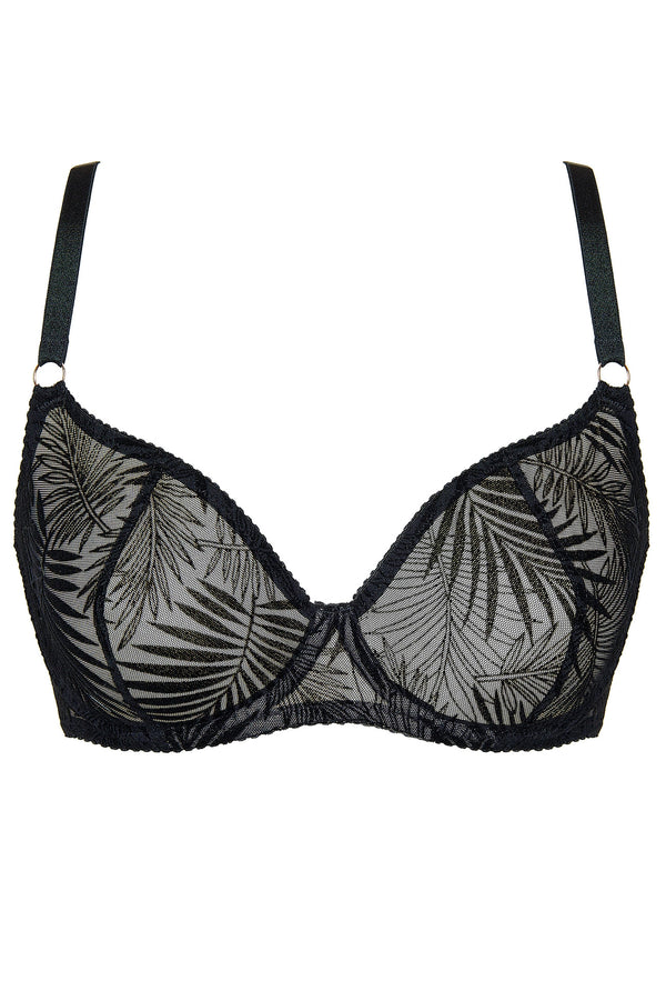 GORTEKS-IMP Mare soft bra with palm tree pattern