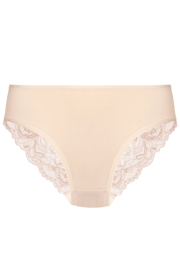 GORTEKS-IMP Eliza cotton panty with lace back triple pack