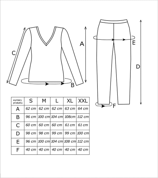 Pijama damă, viscoză fină, imprimeu floral, maro - NAOMI LONG