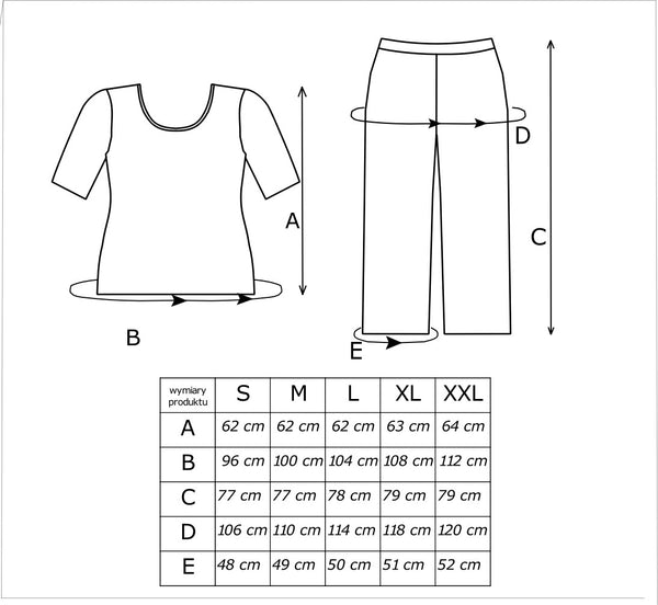 Pijama damă din bumbac bej cu imprimeu delicat și pantaloni trei-sferturi, model Sandi