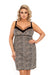 Seksowna koszula nocna w panterkę - Omari II plus size