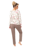 Pijamale damă, viscoză, imprimeu floral, pantaloni lungi – MICHELLE LONG