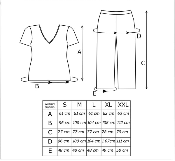 Pijama damă din viscoză, cu pantaloni 3/4, cu imprimeu floral, model GOYA