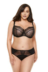 GORTEKS-IMP Pamela embroidered soft bra black