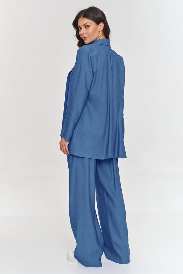Damski komplet marynarka i spodnie blue jeans M883