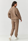 Komplet dresowy z haftowanym logo latte M889