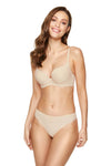 GORTEKS-IMP Carla moulded cup push-up bra beige
