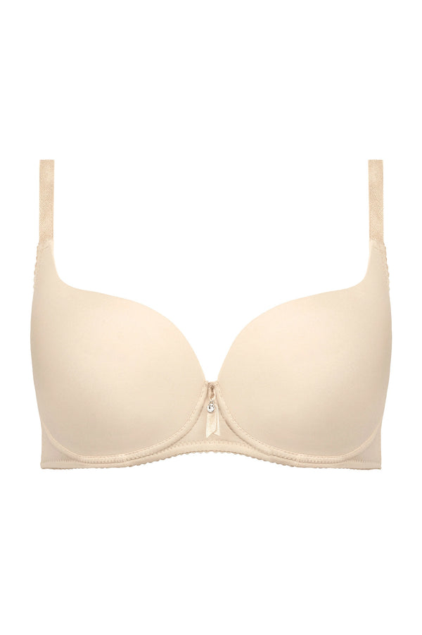 GORTEKS-IMP Carla moulded cup push-up bra beige