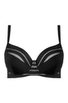 GORTEKS-IMP Luna striped padded bra black