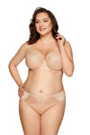 GORTEKS-IMP Pamela embroidered soft bra beige