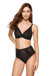 GORTEKS-IMP Valentina mesh triangle bra black