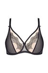 GORTEKS-IMP Heidi embroidered soft bra black