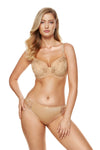 GORTEKS-IMP Yvette embroidered padded bra beige