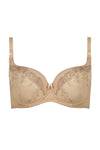GORTEKS-IMP Yvette embroidered padded bra beige