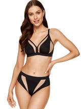 Chilot din jerseu și tulle cu talie medie și bandă lată - GORTEKS Merida