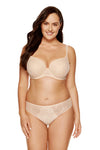 GORTEKS-IMP Lori floral lace padded bra beige