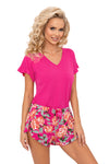 Piżama damska z krótkimi spodenkami - Floris 1/2