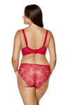 GORTEKS-IMP Rouge lace padded bra red