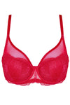 GORTEKS-IMP Rouge lace padded bra red
