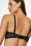 GORTEKS-IMP Eclipse lace push-up bra black