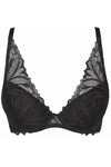 GORTEKS-IMP Eclipse lace push-up bra black
