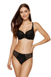 GORTEKS-IMP Eclipse lace half padded bra black