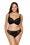 GORTEKS-IMP Eclipse lace half padded bra black