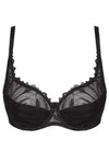 GORTEKS-IMP Eclipse lace half padded bra black