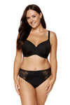 GORTEKS-IMP Eclipse smooth padded bra with lace black