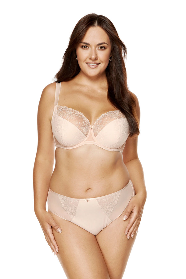 GORTEKS-IMP Charme embroidered half padded bra