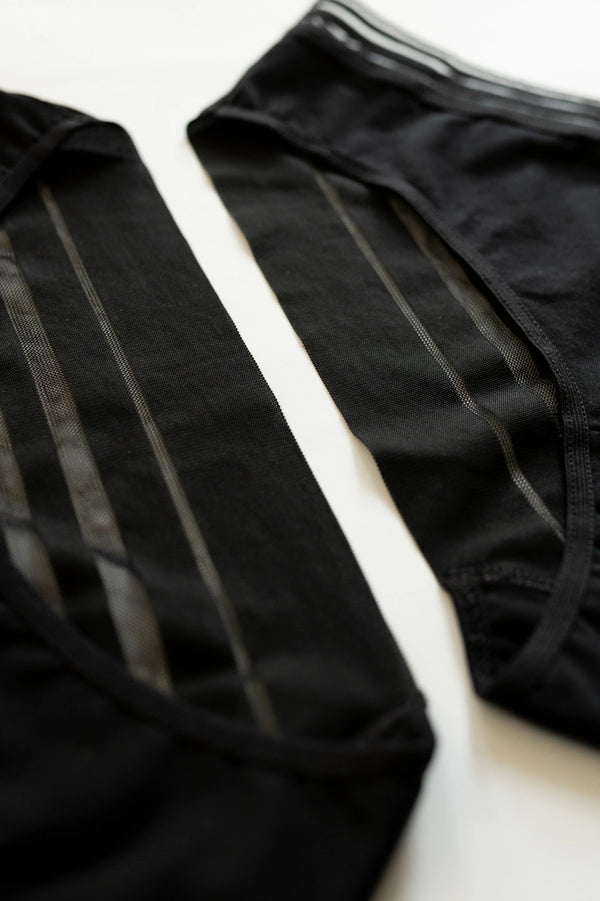 GORTEKS-IMP Mela cotton panty with lace back triple pack